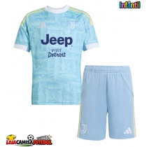 Camisa de Futebol Juventus Pierre Kalulu #15 Equipamento Secundário Infantil 2025-26 Manga Curta (+ Calças curtas)